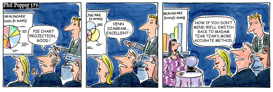 Projecting healthcare costs using fortune teller.