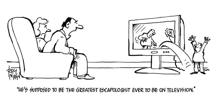 'He's supposed to be the greatest escapologist ever to be on television.'