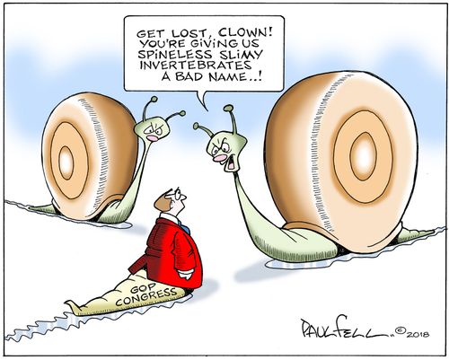 "Get lost, clown! You're giving us spineless slimy invertebrates a bad name...!"