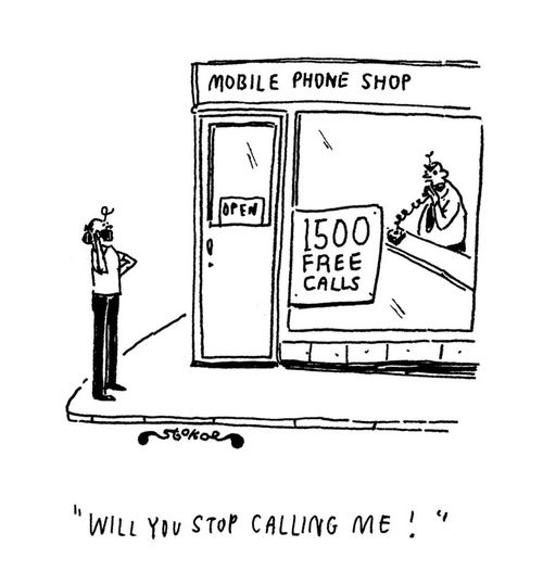 'Will you Stop calling me!'