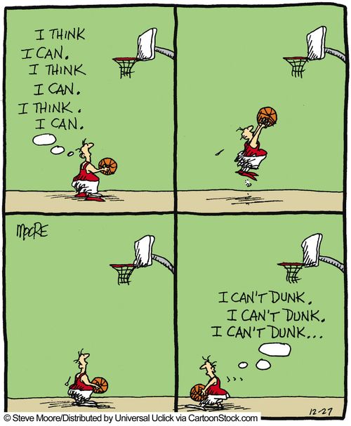 'I can't dunk.'