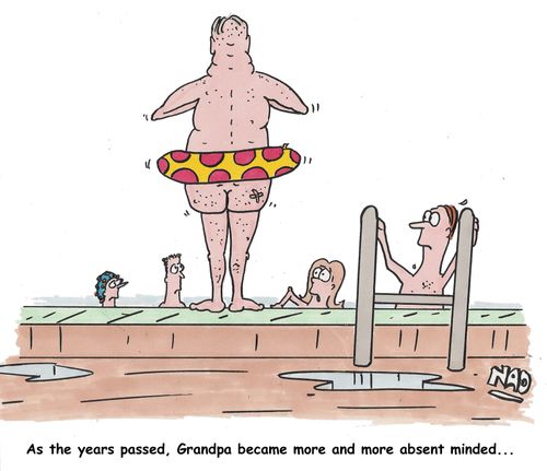 As the years passed, Grandpa became more absent minded...