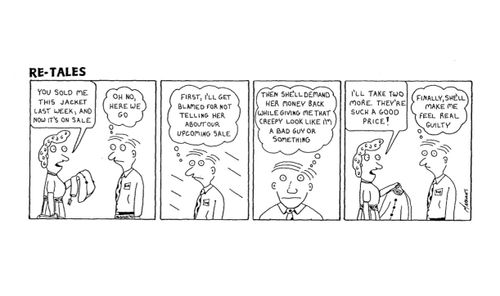 The Guilty Conscious of Salesmen