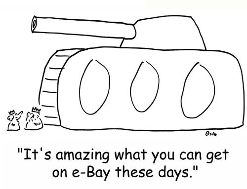 'It's amazing what you can get on e-Bay these days.'