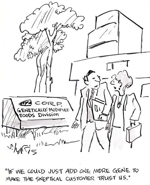 'If we could just add one more gene to make the skeptical customer trust us.'