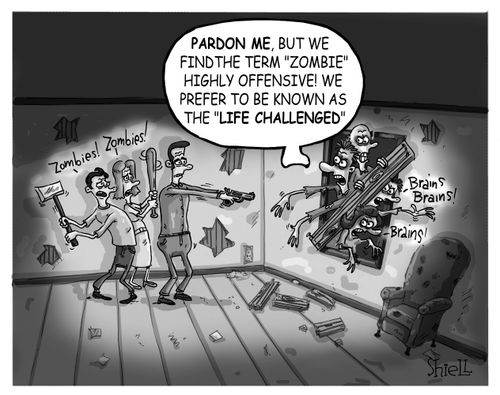 The Life Challenged Zombies. 