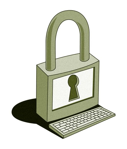 Internet lock.