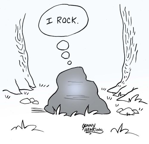 Boulder thinks: 'I rock.'