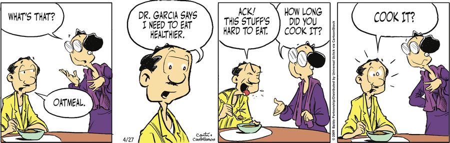 "Ack! This stuff's hard to eat!"