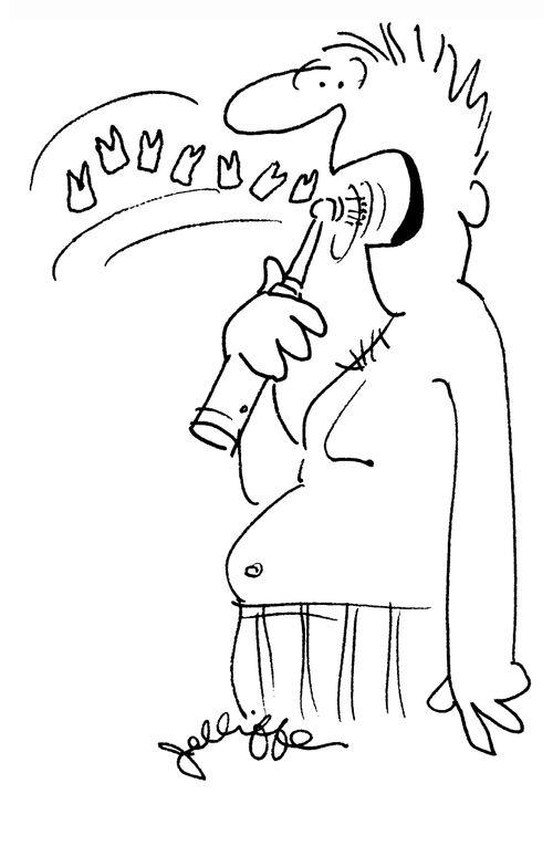 Man using electric toothbrush loses his teeth.