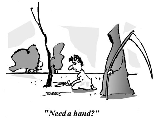 'Need a hand?'