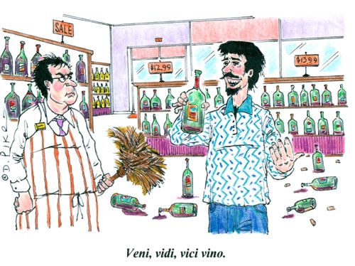 'Veni, vidi, vici vino.'