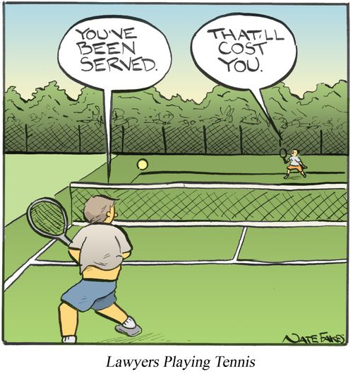 Lawyers Playing Tennis