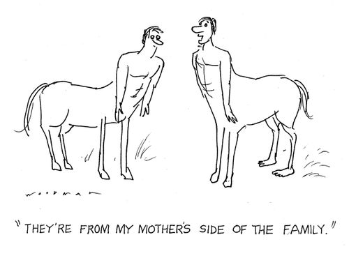 'They're from my mother's side of the family.'