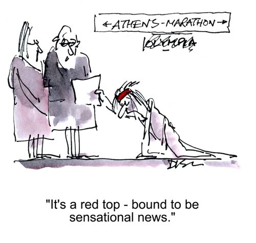 'It's a red top - bound to be sensational news.'
