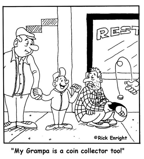 'My Grampa is a coin collector too!'