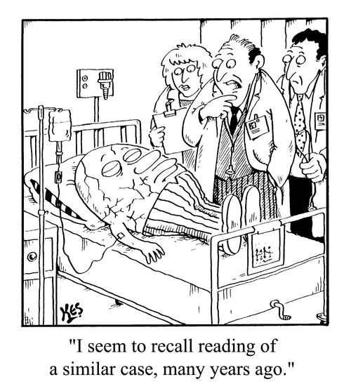 "I seem to recall reading about a similar case, many years ago."