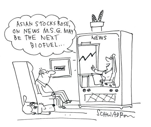 'Asian stocks rose, on news MSG may be the next biofuel...'