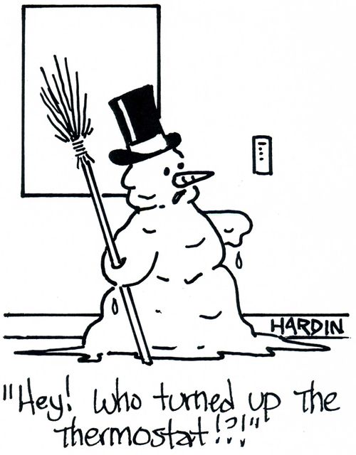 'Hey! Who turned up the thermostat!?!'