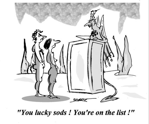 Devil as maitre d'.

