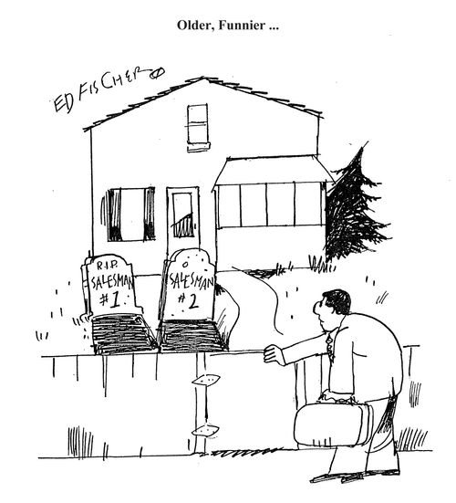 Salesmen graves.