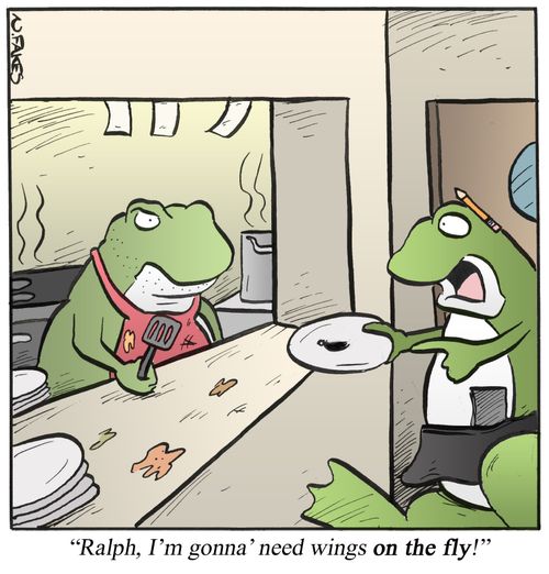 'Ralph, I'm gonna' need wings on the fly!'