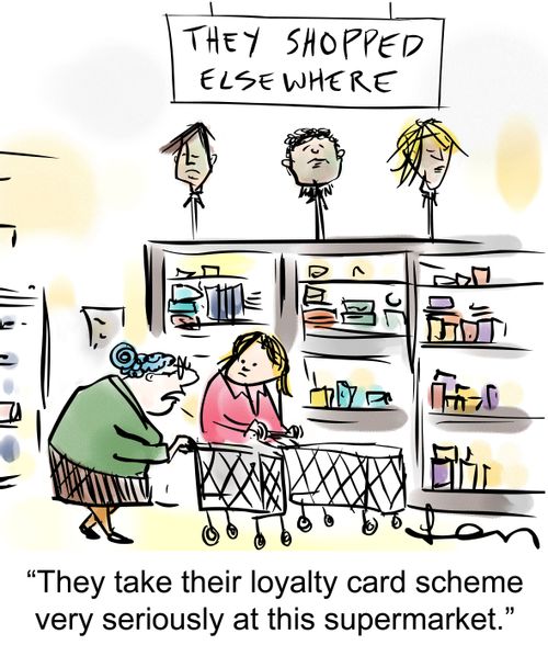 The Shopped Elsewhere: 'They take their loyalty card scheme very seriously at this supermarket.'