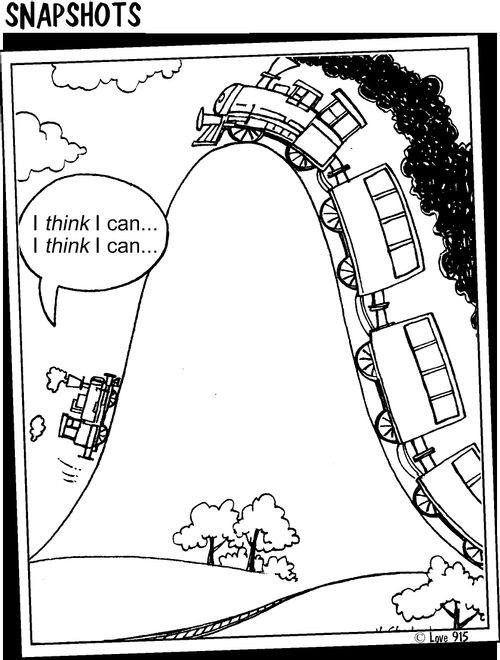 "I think I can". (train)