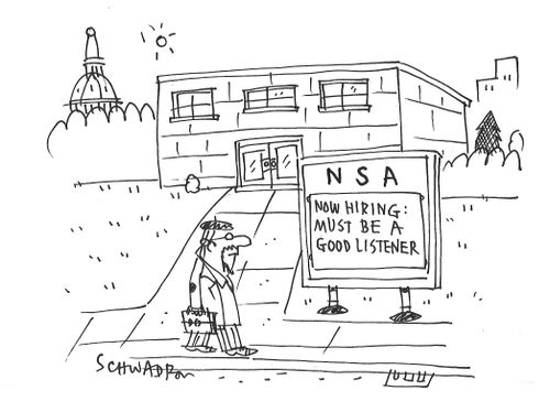 NSA Now Hiring: "Must be a good listener."