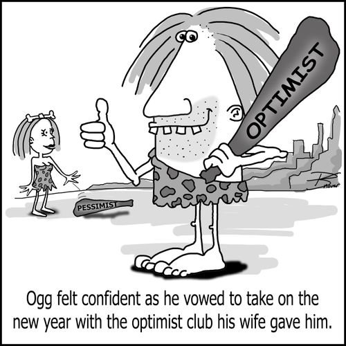 Ogg felt confident as he vowed to take on the new year with the optimist club his wife gave him.