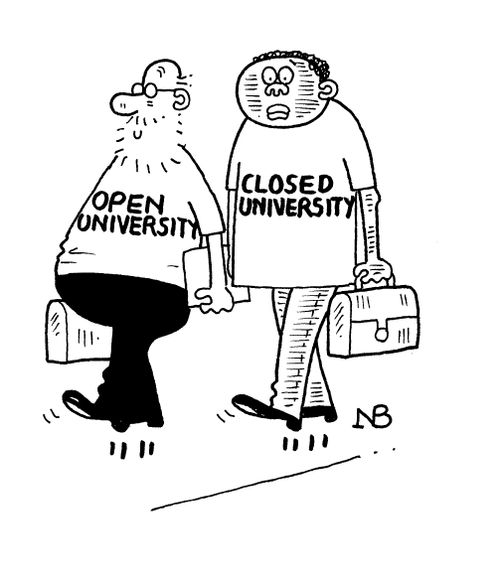 Open University, Closed University.