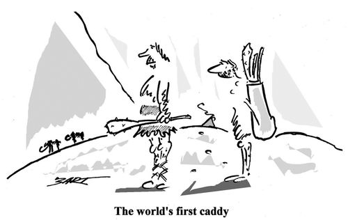 The world's first caddy.