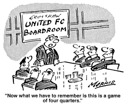 'Now what we have to remember is this is a game of four quarters.'