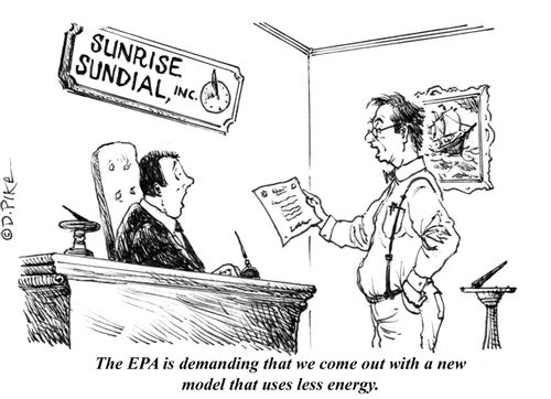 "The EPA is demanding that we come out with a new model that uses less energy."