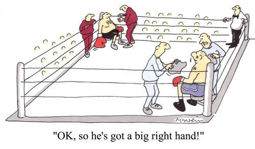 'OK, so he's got a big right hand!'
