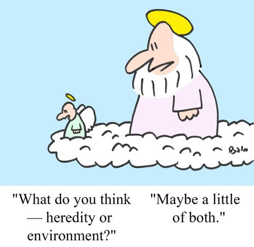 'What do you think - Heredity or environment?