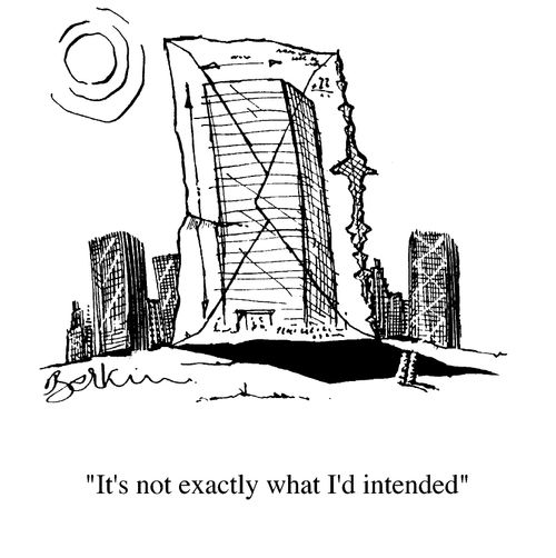 "It's not exactly what I'd intended"
