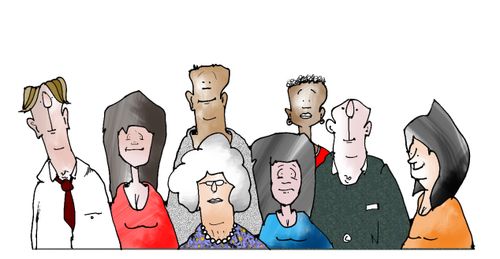 Group of people.