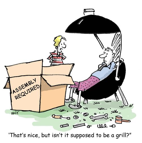 'That's nice, but isn't it supposed to be a grill?'