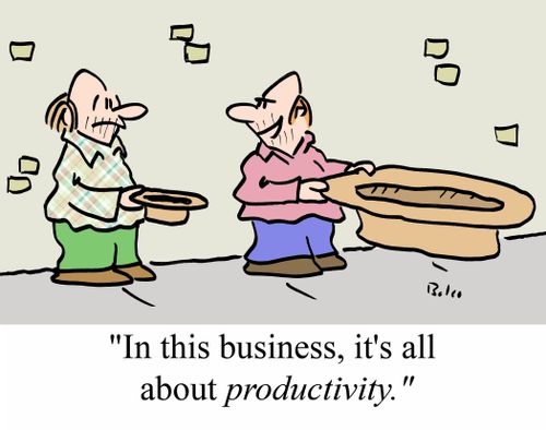 'In this business, it's all about PRODUCTIVITY!'