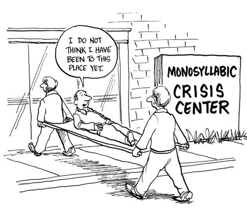 Monosyllabic Crisis Center