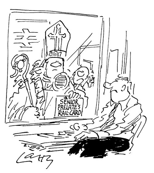 Senior Prelate's Rail-Card