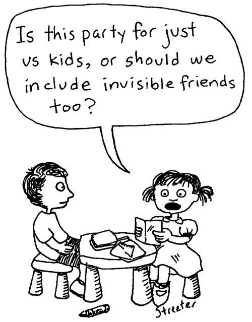 Are we inviting invisible friends?