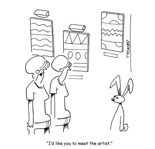 "I'd like you to meet the artist."