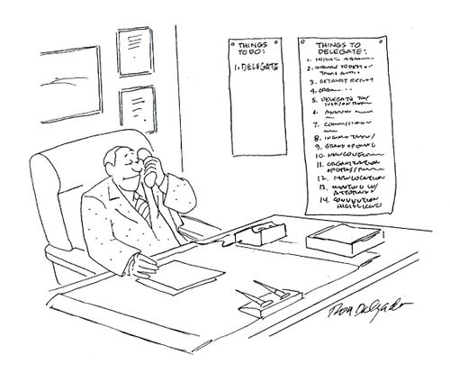 Things to delegate...