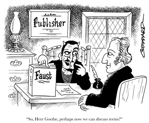 'So, Herr Goethe, perhaps now we can discuss terms?'