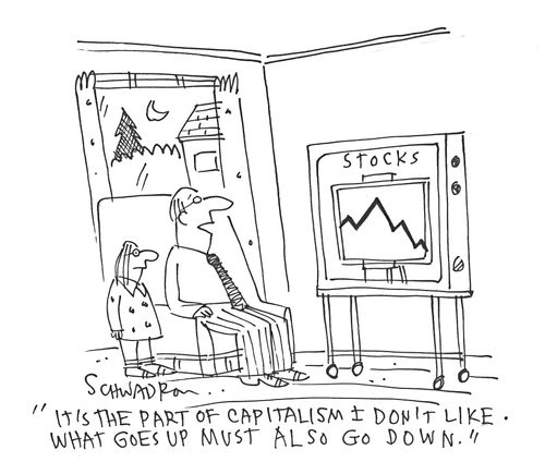 'It's the part of capitalism I don't like. What goes up must also go down.'