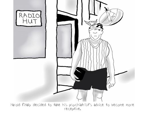 Harold finally decided to take his psychiatrist's advice to become more receptive.