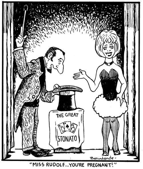 "Miss Rudolf... you're pregnant!"