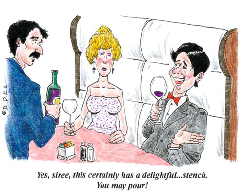 'Yes, siree, this certainly has a delightful...stench. You may pour!'